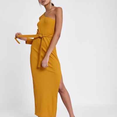 One Shoulder Maxi Dress